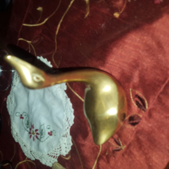 Vintage Brass Duck Figurine - Picture 3 of 6